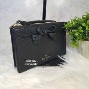 NWT Kate Spade Wristlet Hayes Bow Tassel Wallet